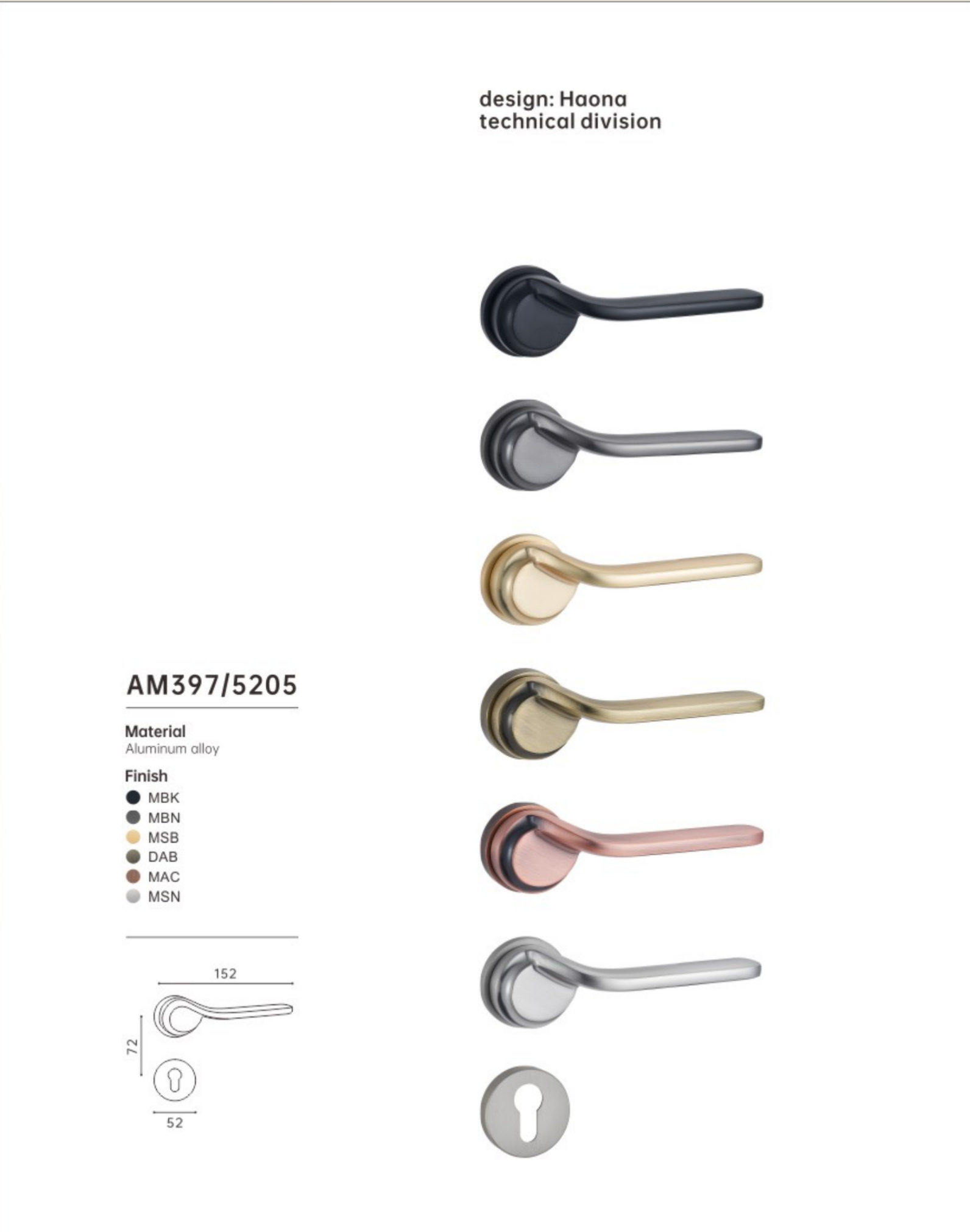 fechadura AM397/5205